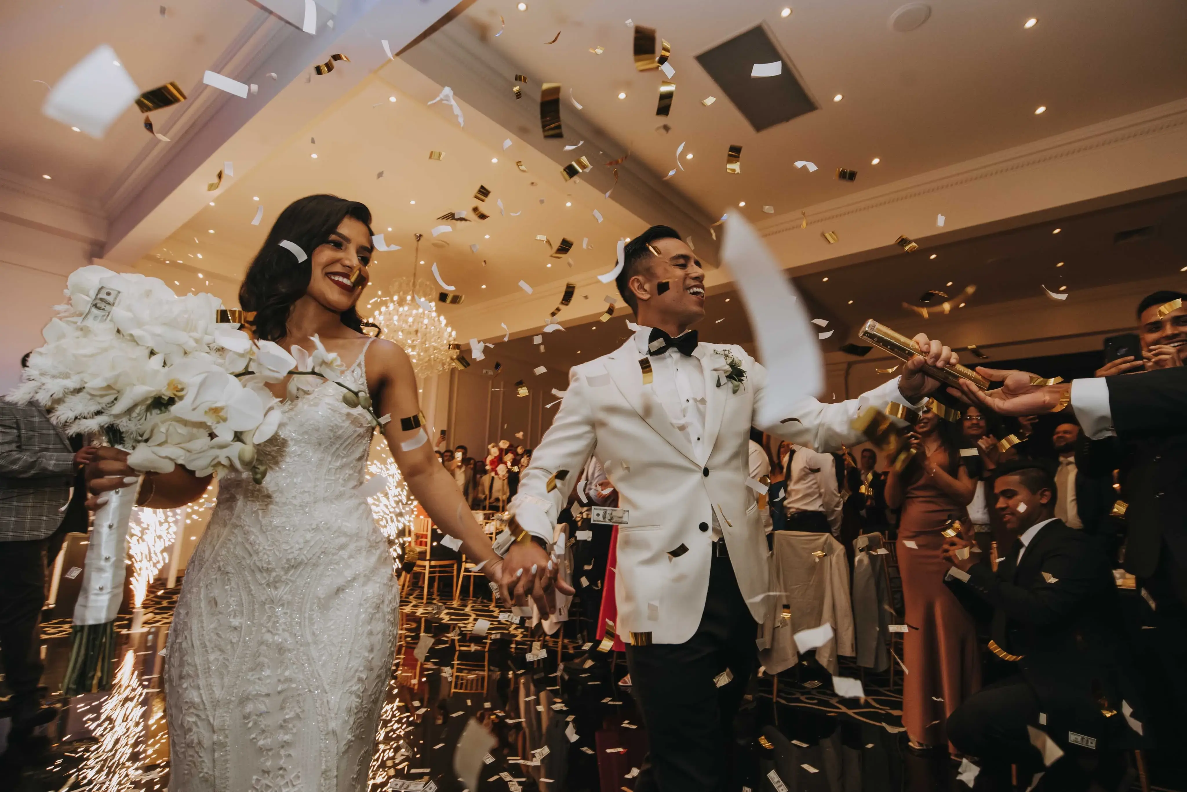 Elegant wedding photography Melbourne by LaterStory, capturing Savionna and Bryan's joyful reception at Manor on High on December 30, 2022.